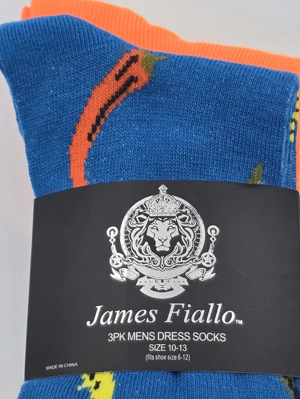 James Fiallo Men's Dress Socks 3-Pack - Size 10-13 - New with Tags